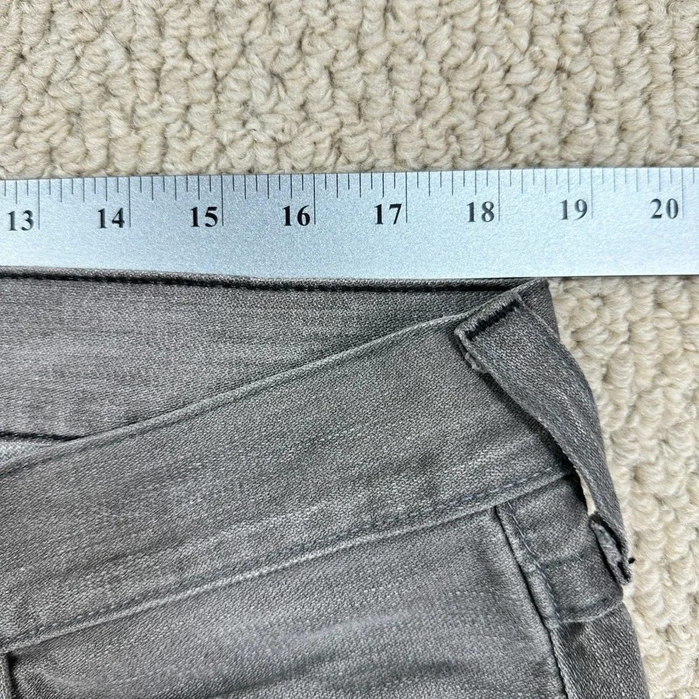 True Religion Jeans 36 (Fits 37x34) Gray Wash Ricky Relaxed Straight Flap Pocket